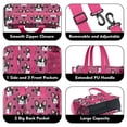 thumbnail image 3 of Teacher Tote Bag,Cute Bulldogs Teacher Utility Tote Bag,Large Work Tote Bags for Women with Multiple Pockets,Top Zipper Closure,13.8x10.6x6.7 Inch, 3 of 5