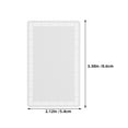 thumbnail image 2 of OULII 10Pcs Aluminum Sublimation Business Card Blanks White Metal Smooth Edge for Custom, 2 of 8