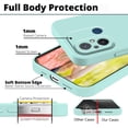 thumbnail image 5 of Compatible with Redmi 12C Case for Women Men, Ultra Slim Xiaomi Redmi 12C Phone Case Silicone Liquid Soft Shockproof Anti-Scratch Protective Cases (Light Cyan), 5 of 14
