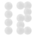 thumbnail image 1 of Minibalones de voleibol HoazHoald de 4 pulgadas, paquete de 12 bolas blancas desinfladas, 1 of 6