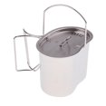 thumbnail image 1 of 700ml al aire libre que cocina el pote de la cantimplora que acampa los utensilios de cocina para ir de excursión al Bbq Macarena Taza de agua con mango plegable, 1 of 8