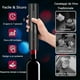 thumbnail image 2 of Professional Electric Corkscrew, 7 In 1 Electric Bottle Opener With Base, Foil Cutter, Vacuum Pump, Vacuum Wine Cork, Pourer, 2 of 5