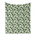 thumbnail image 1 of Avocado Soft Flannel Fleece Throw Blanket, Assortment of Exotic Fruit Illustration Sketched Hand Drawnd Vanished Colors, Cozy Plush for Indoor and Outdoor Use, 50" x 60", Multicolor, by Ambesonne, 1 of 6
