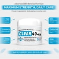 thumbnail image 3 of CLEAR 40 HA, Urea Cream 40% + 1% Hyaluronic Acid (4 oz) | | Softens Cracked Heels & Dry Skin Urea Cream 40 Percent - Tea Tree & Coconut Oil | Urea Cream for Callus & Corn Treatment | Made in USA, 3 of 7