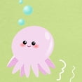 thumbnail image 2 of CafePress - Cute Pink Octopus Long Sleeve T Shirt - Long Sleeve Infant T-Shirt, 2 of 2