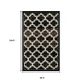 thumbnail image 3 of 8' X 10' Black Geometric Stain Resistant Area Rug, 3 of 8