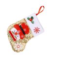 thumbnail image 1 of Medias de Navidad, regalo, bolsa de dulces, cuchara de Navidad, palillo, tenedor, soporte, bolsa de almacenamiento, decoración de árbol de Kits de decoración para fiestas Calcetín muñeco de nieve Toystoory HA001464-05, 1 of 6