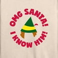 thumbnail image 3 of ELF - Christmas Family Set Omg Santa - Women's Lightweight French Terry Long Sleeve Shirt, 3 of 5
