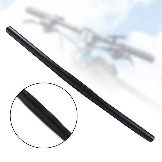 Bike Handlebar Riser Bar Straight Handlebar 25.4mm Portable for Biking Repairing black