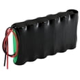 thumbnail image 3 of 10pc Exell 7.2V Custom NiMH 2200mAh Battery Pack 6" 22AWG Bare Leads, 3 of 5