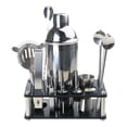 thumbnail image 6 of Cocktail Set Stainless Steel Bartenders Set with Acrylic Stand Tool Used for Mixed Drinks Families Parties, 6 of 9
