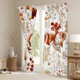 thumbnail image 3 of Castle Fairy Autumn Tree Leaves Black Out Curtains for Teens Women Men,Vintage Rustic Flower Curtains Pack Of 2 (42X63 Each),Botanical Plants Bedroom Curtains,Breathable Home Decor, 3 of 6