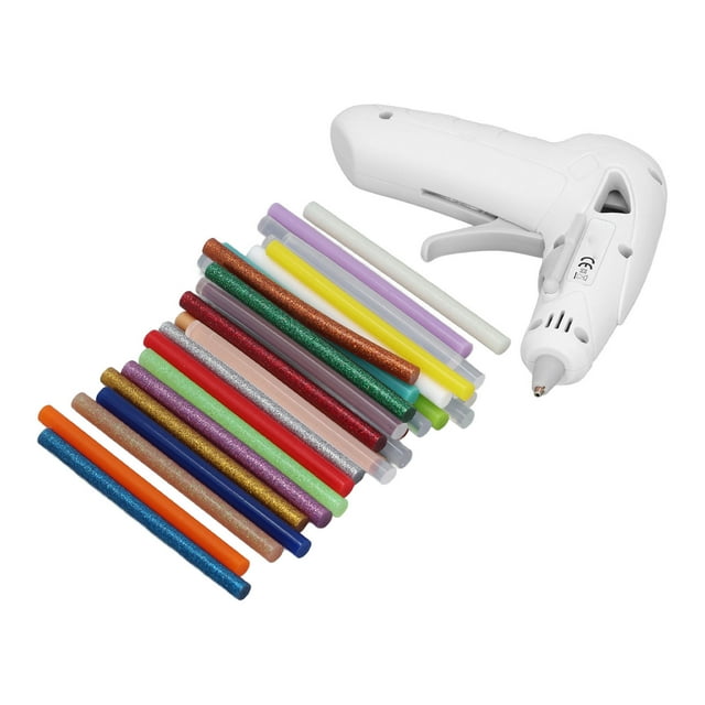 Cordless Hot Glue Gun, Portable USB Rechargeable Mini Hot Melt Glue Gun with 30 Glue Sticks Fast Preheating Hot Glue Gun Kit Battery Operated Melt Glue Tool for Crafts Arts DIY