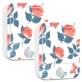 thumbnail image 2 of Roses Flowers with Leaves 2 Pack LED Motion Sensor Night Light Plug into Wall Auto Dusk to Dawn Adjustable Brightness for Kids Bedroom Hallway Nursery Room, 2 of 7
