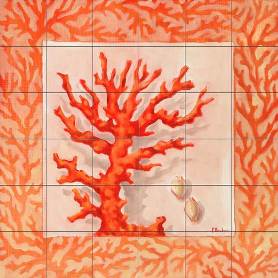 Tile Mural Bathroom Backsplash - Grotto 1 - by Paul Brent