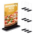 thumbnail image 1 of Soporte de Letrero, Menu Holder Doble Cara Transparente, Soporte para Menús de Acrílico para Restaurantes, Tablero De Mesa, 1 of 4