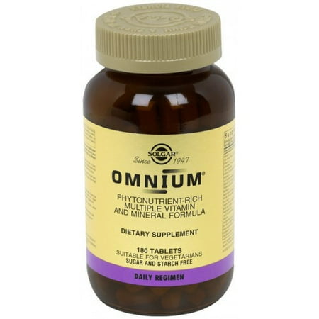 UPC 033984020726 product image for Omnium Phytonutrient-Rich Multiple Vitamin By Solgar - 180 Tablets | upcitemdb.com