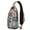 Bohemian Tribal (52), variant on Sling Backpack Adjustable Shoulder StrapGym Cycling Travel Hiking Daypack for Men Women Travelers French Frie