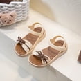 thumbnail image 6 of KPOPLK Girls Sandals Unisex Toddler Kids Double Buckle Sandals Comfort Open Toe Adjustable Back Strap Shower Beach Pool Shoes(Toddler/Little Kid/Big Kid) Size 12,Brown, 6 of 9