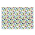 thumbnail image 1 of Jurassic Cutting Board, Dinosaur Archaeological Historical Monster Wild Creature Cartoon Print, Decorative Tempered Glass Cutting and Serving Board, Large Size, Multicolor, by Ambesonne, 1 of 1