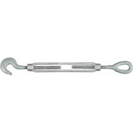 

National Hardware Galvanized Silver Forged Steel 6 in. L Hook/Eye Turnbuckle 700 lb 1 pk