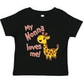 thumbnail image 3 of Inktastic My Nonna Loves Me- Cute Giraffe Boys or Girls Toddler T-Shirt, 3 of 5