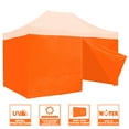 thumbnail image 2 of InstaHibit 4 Pack Side Wall for 10x15 Ft EZ Pop Up Canopy Tent UV50+ Zipper 550D, 2 of 12