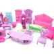 thumbnail image 2 of Juego De Casa De Muñecas De 22 Uds., Muebles De Plástico, Habitaciones En Miniatura, Juguetes Para Juego De Imitación Para Bebés Y Niños ANGGREK HD1015, 2 of 6