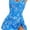 Baby Blue Floral Printed, variant on One Piece Swim Dress Swimsuits for Women Tummy Control Swimdress Skirt Bathing Suit