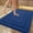 Blue, variant on Soft Absorbent Microfiber Bath Mat with Non-Slip Backing, Quick-Dry Velvet Fleece Floor Rug for Bathroom, Kitchen, Laundry Room and Shower Room, Ultra Plush Washable Carpet Mat for Home and RV Use