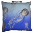 thumbnail image 2 of PKQWTM Jellyfish floating in the sea Reversible Mermaid Cushion Cover Home Decor Sequin Pillow Case Size 18x18 inches, 2 of 2