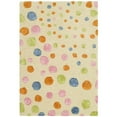 thumbnail image 7 of SAFAVIEH Soho Eric Polka Dots Wool Area Rug, Ivory/Multi, 3'6" x 5'6", 7 of 7