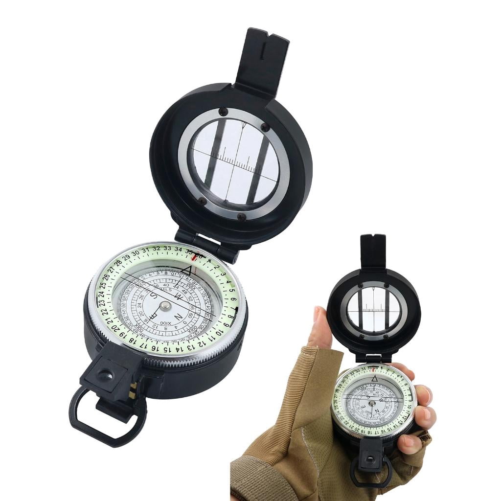 Vintage Pocket Compasses with Luminous Function Portable Compasses Navigation