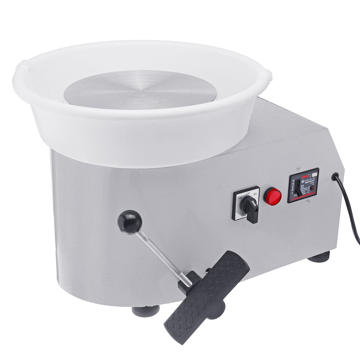 350W 110V US Plug Pottery Wheel Detachable w/Foot Pedal Machine