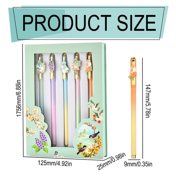 Museum stationery flower god pen smooth writing