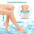 thumbnail image 2 of Waterproof Leg Guard for Shower for Adults after Surgery Reusable Leg Guards Shower Boots, 2 of 5