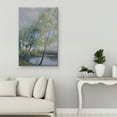 thumbnail image 2 of Masterpiece Art Gallery Poetry On Riverbank Tree By Clement Nivert Canvas Art Print 24" x 36", 2 of 4