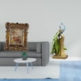 thumbnail image 2 of Marco de fotos,Marco de fotos retro Marco de fotos de mesa vintage,Marco de fotos adornado para colgar en la pared,decoración del hogar,Figura de escritorio,Estante de estatua de pavo real, 2 of 8