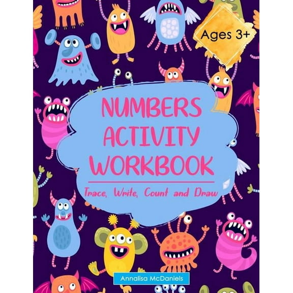 Numbers Activity Workbook : Trace, Write, Count and Draw (Paperback)