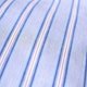 thumbnail image 3 of Juego de cama de percal de algodón- Camisa azul a rayas, 3 of 10