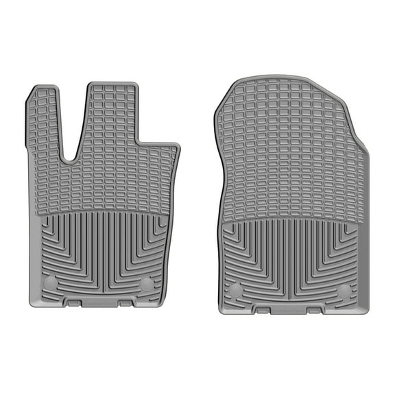 WeatherTech All-Weather Floor Mats compatible with Durango, Grand Cherokee - 1st Row (Driver & Passenger), Grey