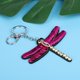 thumbnail image 2 of Accesorio de joyería de moda colgante de Paillette llavero de aleación llavero rosa rojo YSK006, 2 of 3