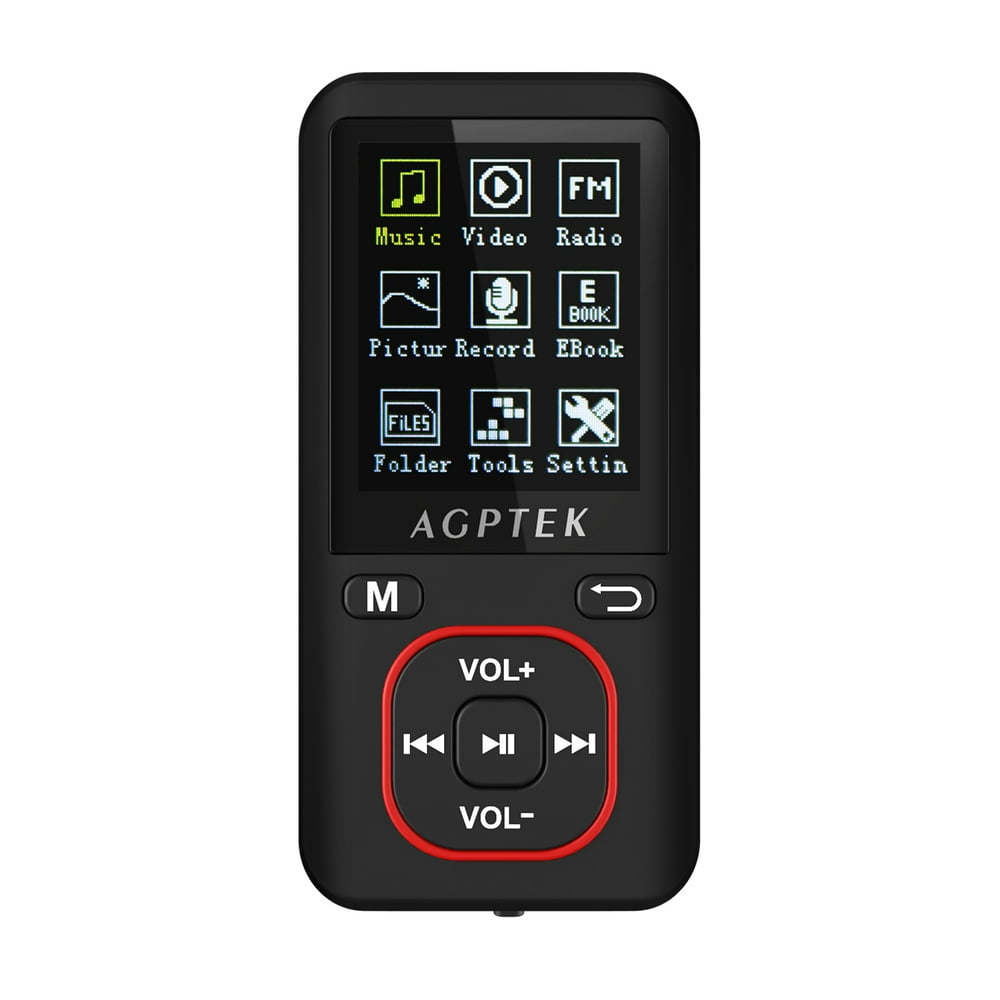 AGPtek MP3 Music Player Latest Version 8 GB 70 Hours Playback Lossless