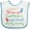 White and Blue, variant on Inktastic Physical Therapist Like Mommy Boys or Girls Baby Bib