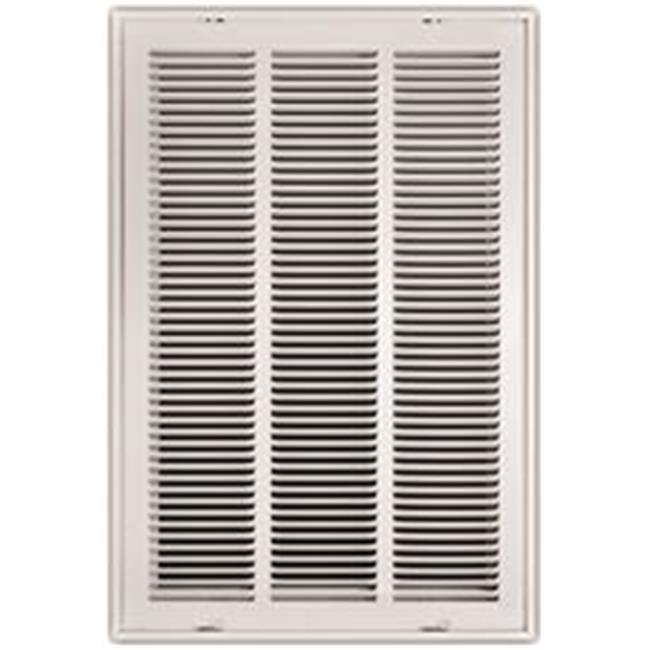 Stamped Return Air Filter Grille with Hinged, White 16 x 25 in