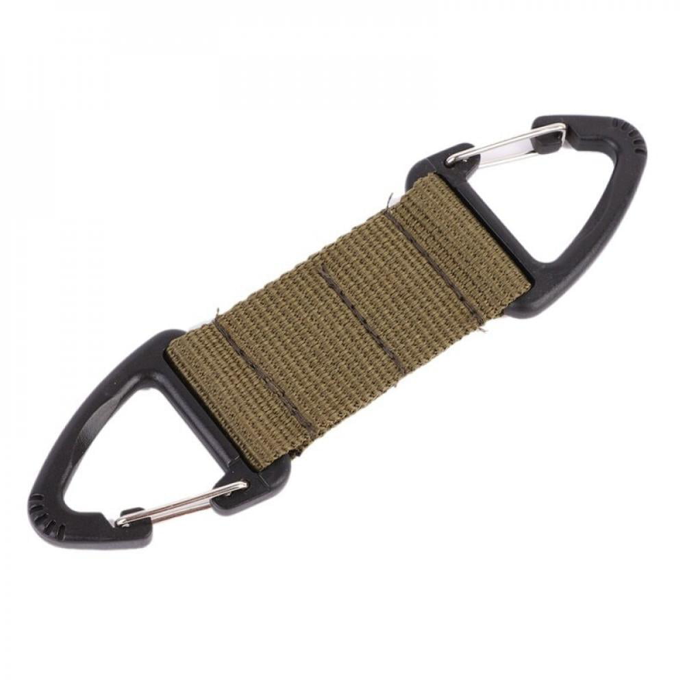 2pcs Backpack Hanger Hook Molle Tactical Belt Buckle Holder Webbing Hanger 