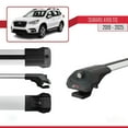 thumbnail image 3 of Compatible with Subaru Evoltis 2019-2025 ACE-1 Car Roof Rack Cross Bar Grey Aluminium 3 Bars, 3 of 8