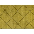 thumbnail image 1 of Ahgly Company Machine Washable Indoor Rectangle Solid Yellow Modern Area Rugs, 7' x 10', 1 of 4