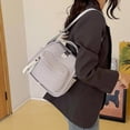 thumbnail image 2 of Women's Elegant Solid Color Shoulder Bag Fashionable Zipper Crossbody Bags Soft Top Handle Handbag Purse, 2 of 12