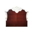thumbnail image 5 of Acme Vendome Eastern King Bed Two Tone Ivory Fabric & Antique Pearl, 5 of 5